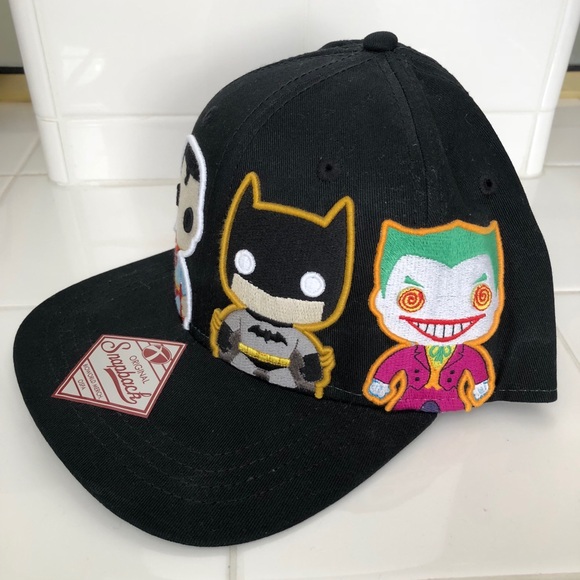 NWOT! SnapBack Pop Heroes DC Comics Superhero Hat - Picture 3 of 5